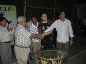 Champion trophy taken by captain of CCC (zahed-86-92) from club president 